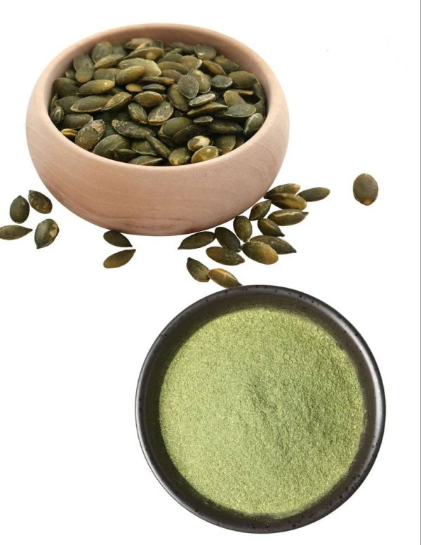 pumpkin seeds powder (roasted pepitas), 100% natural superfood high plant based protein & dietary fiber vegan, gluten free healthy snack for smoothies & baking
